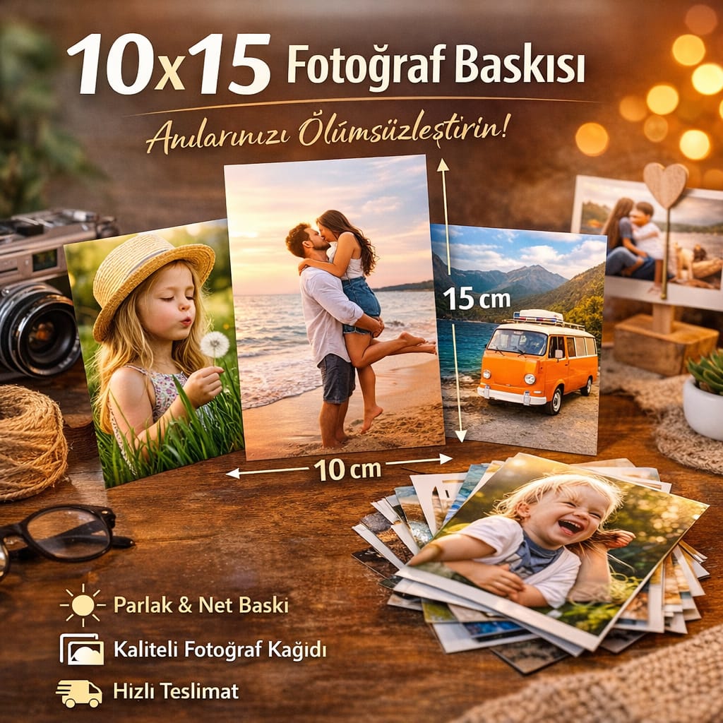 10X15 Ebat Parlak Kağıt
